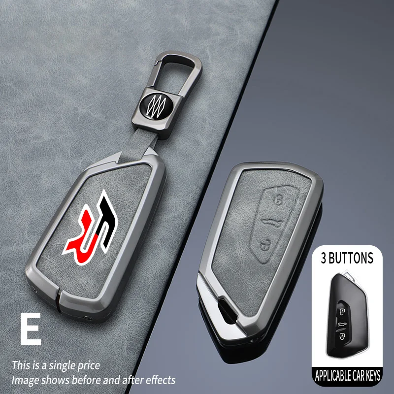 Capa/Estojo Simples para Chave de Carro com Controle Remoto para FR Leon Ibiza Arosa Tolendo Exeo Altea Mk2 Mk3 MK4 Ateca - Acessório