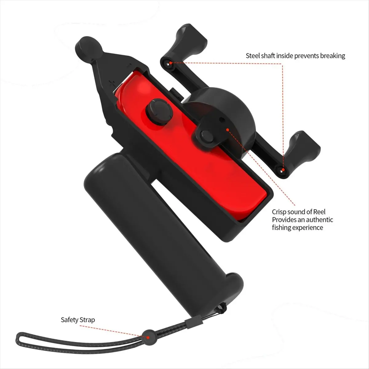 【ELEVATE LIFE】Fishing Rod for Nintendos Switch Accessories Fishing Game for SWITCH Fishing Game Accessories for Controller