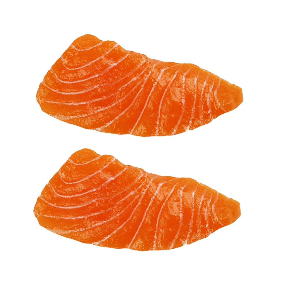 

Salmon Fake Meat Model Artificial Display Decor Props Prop Models Toy Simulation Play Sushi Realistic Simulated Lifelike Kitchen