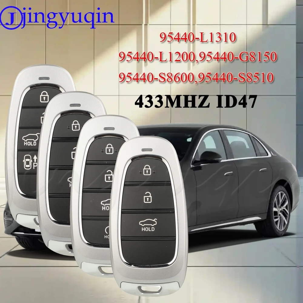 

JYQ 3/4/7BTN Flip Car Remote Key 433MHz ID47 95440-S8600 95440-S8510 95440-L1310 95440-G8150 95440-L1200 For Hyundai Fob Control