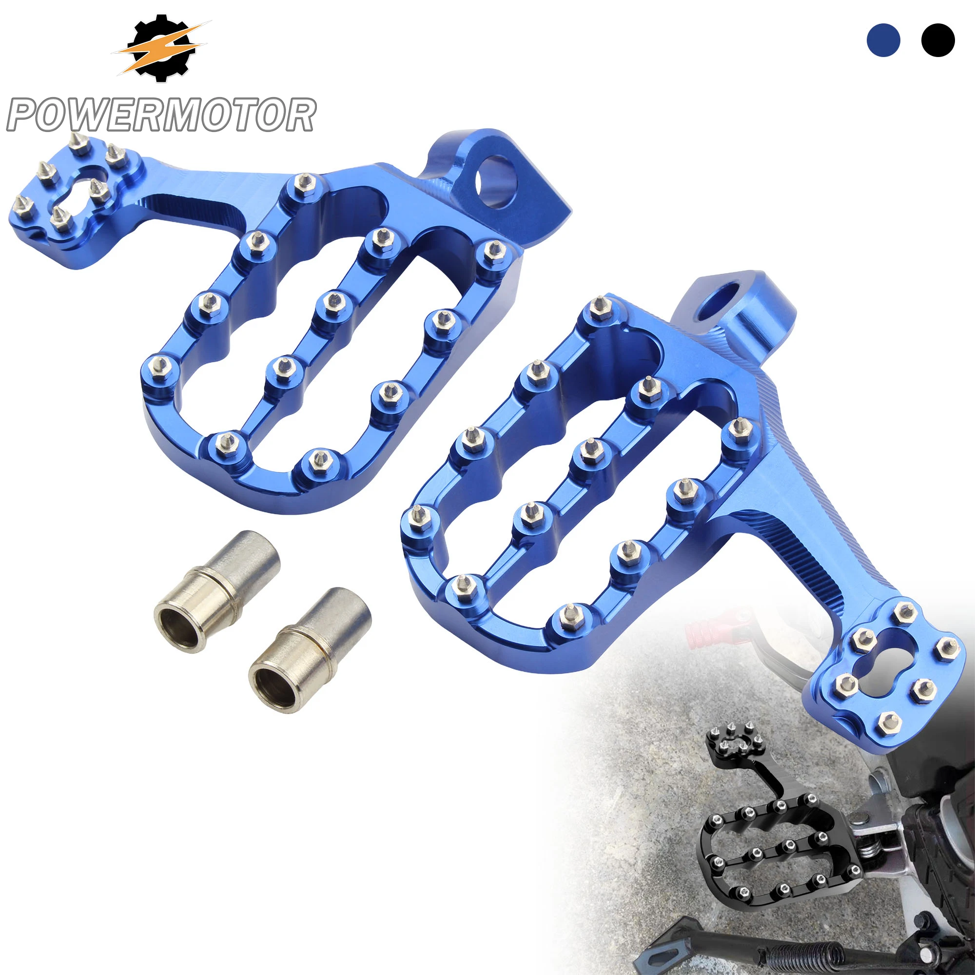 

Motorcycle Foot Rests Pegs Footpegs CNC Aluminum For Suzuki Yamaha Honda KTM HONDA KAYO Enduro DirtBike Supermoto Modified Parts