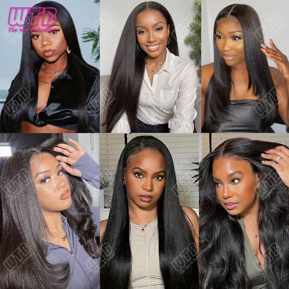 Clip dritta sintetica Yaki nelle estensioni dei capelli 100G 7 pezzi/set parrucchino sintetico per capelli neri naturali per le donne