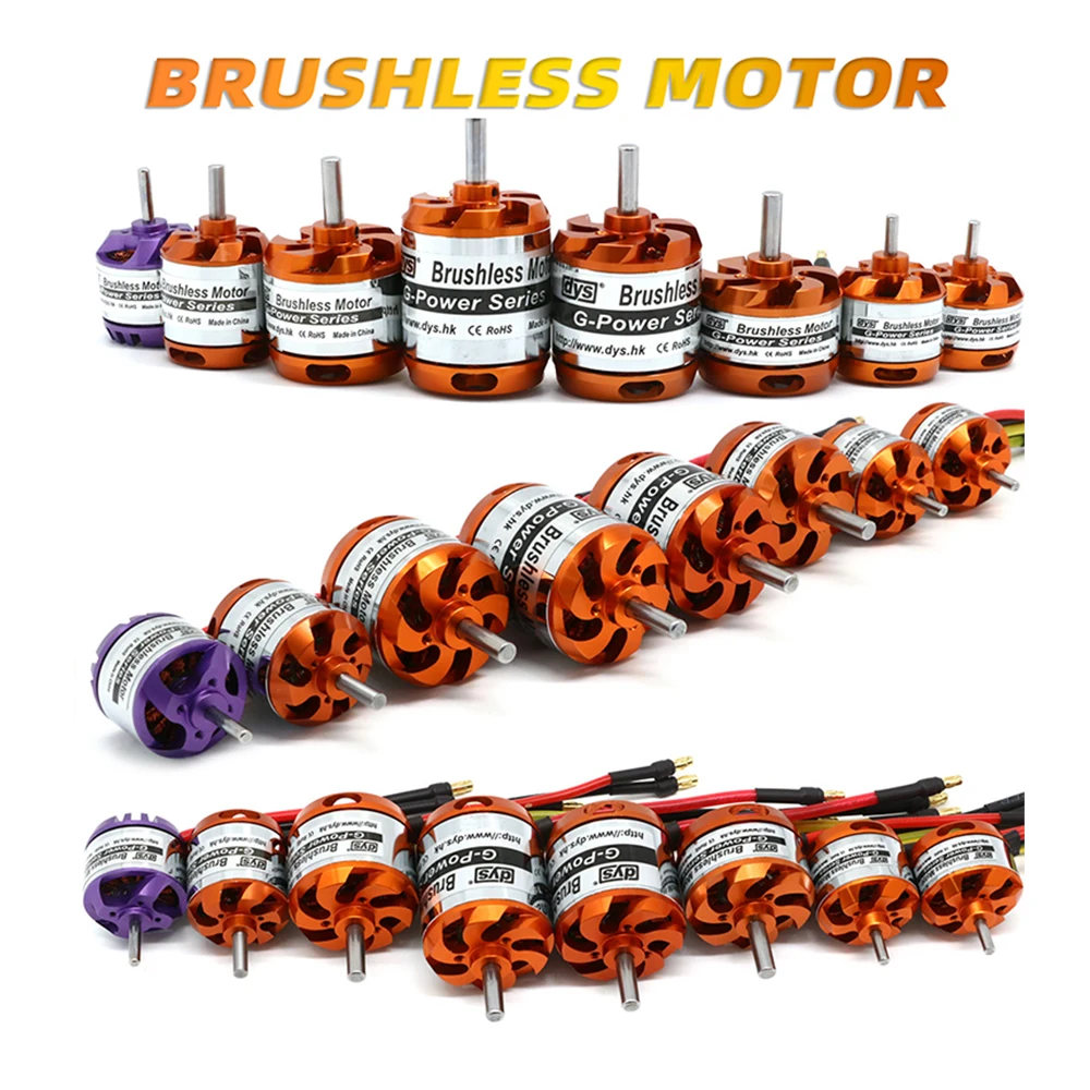 dys Brushless Motor 2-3/4/5S D2830 D2822 D2826 D2836 D3530 D3548 D3542 D3536 For RC Mini Multicopters Plane Fixed-wing Aircraft