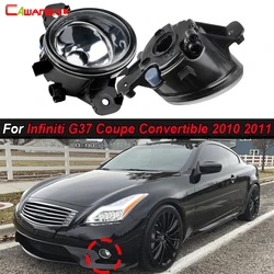 2 X Car H11 LED Halogen Fog Light Bulb White Yellow For Nissan Infiniti G37 Coupe Convertible 2010 2011(Not Fit Sedan)