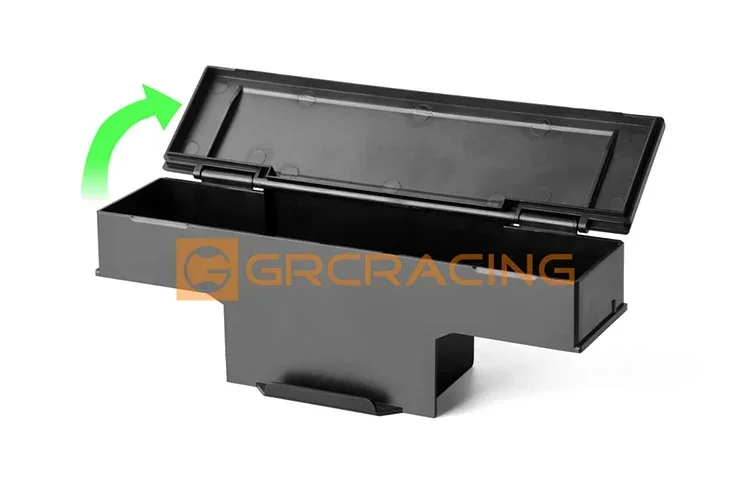 Adjustable Sliding Rear Bucket Dedicated Toolbox Components for 1/10 RC Crawler Car TRX6 Benz Hunter Upgrade Parts