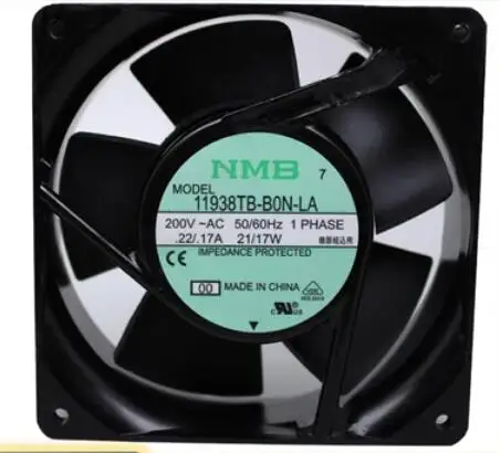 

NMB 11938TB-B0N-LA AC 200V 21/17W 120x120x38mm Server Cooling Fan