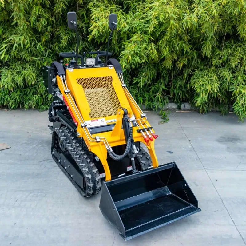 Compact Crawler Skid Steer Loader Hightop EPA Mini Skid Steer Loader Forestry Factory Price