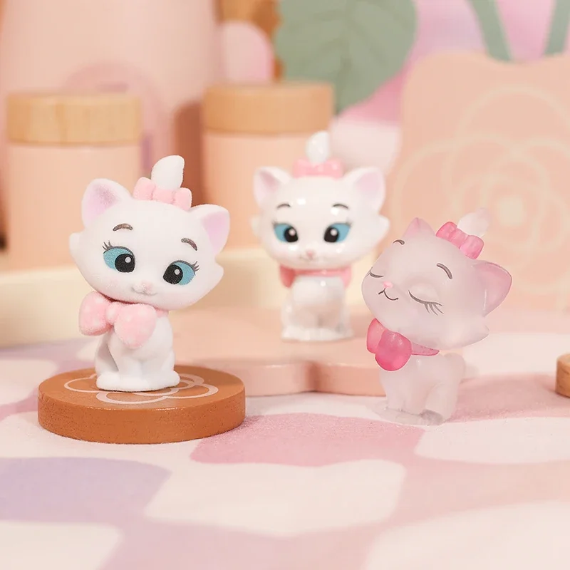 Disney Official Marie Cat Mini Cute Grain Blind Bag The-Aristocats Anime Lovely Model Desktop Ornaments For Kids Special Gift