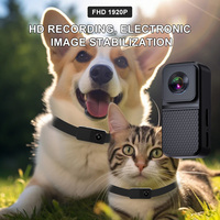 Cats Collar Cam HD 1080P Pet Cameras Dog Cat Pet Camera Wireless Collar Camera No WiFi Needed Video Records for Birthday Gift