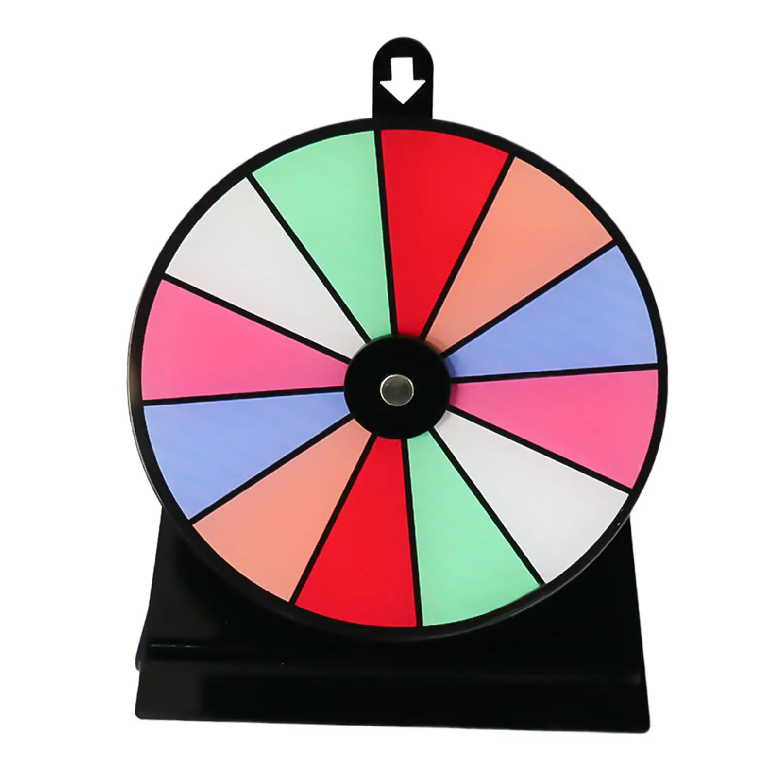 Rotating Wheel Drinking Game for Adults with Base Stand Roulette Wheel Fortune Wheel for Club Restaurant Classroom Party Shops