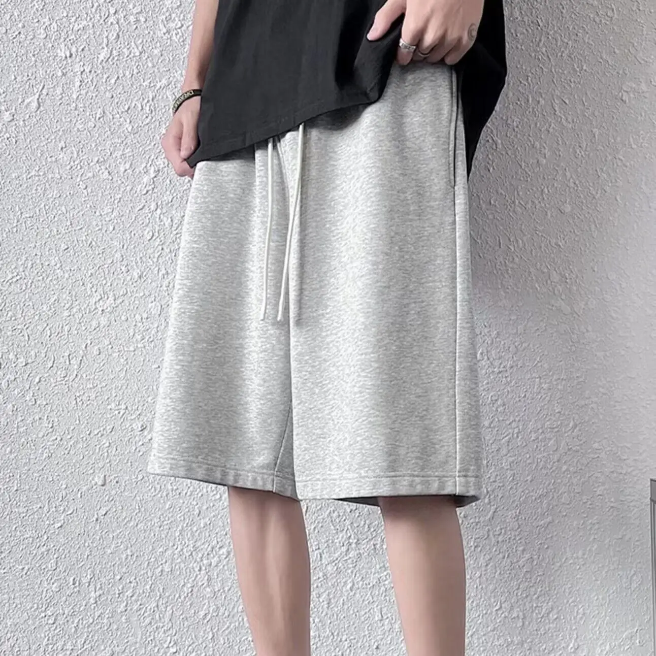 

Fat and Plus Size Shorts for Men in Summer, Thin and Loose Basketball Shorts, Five Quarter Shorts, Casual Sports Shorts