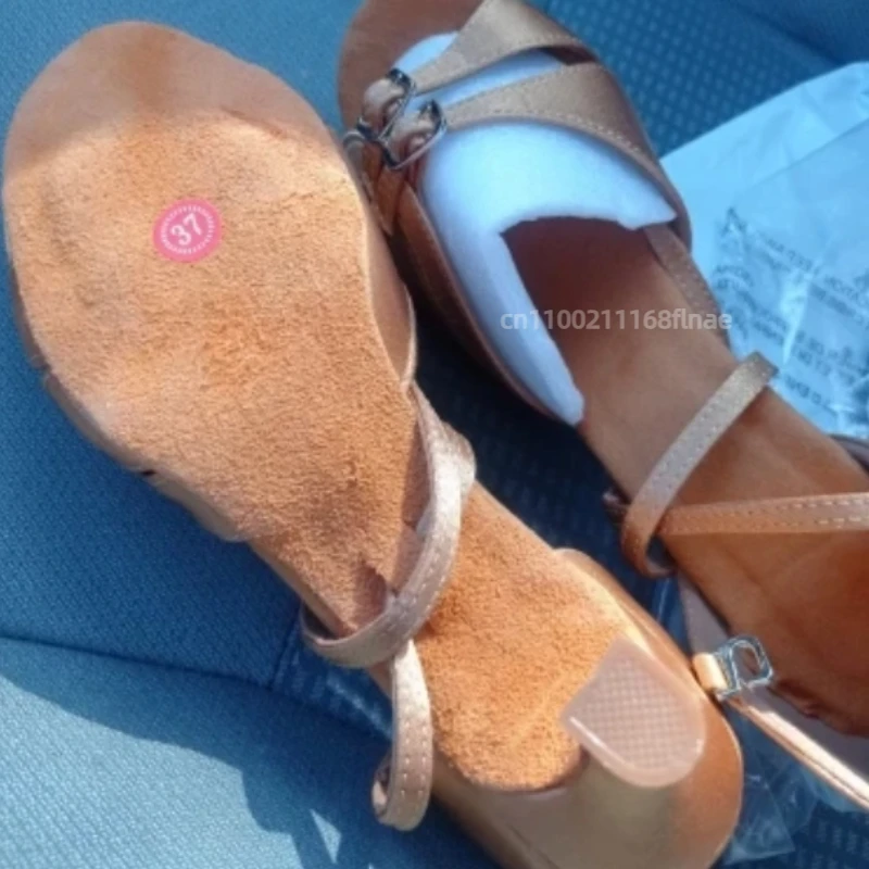 Vrouwelijke volwassen Latin dansschoenen met zachte zolen, dansschoenen voor dames, hoge hakken voor meisjes, Cha Cha dansschoenen