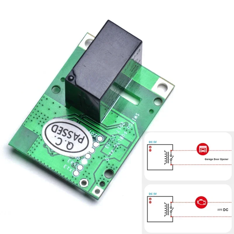 SONOFF RE5V1C 5V WiFi Relay Module Inching / Self Lock Mode Dry Contact Output Smart Switch EWeLink APP Control Support Alexa