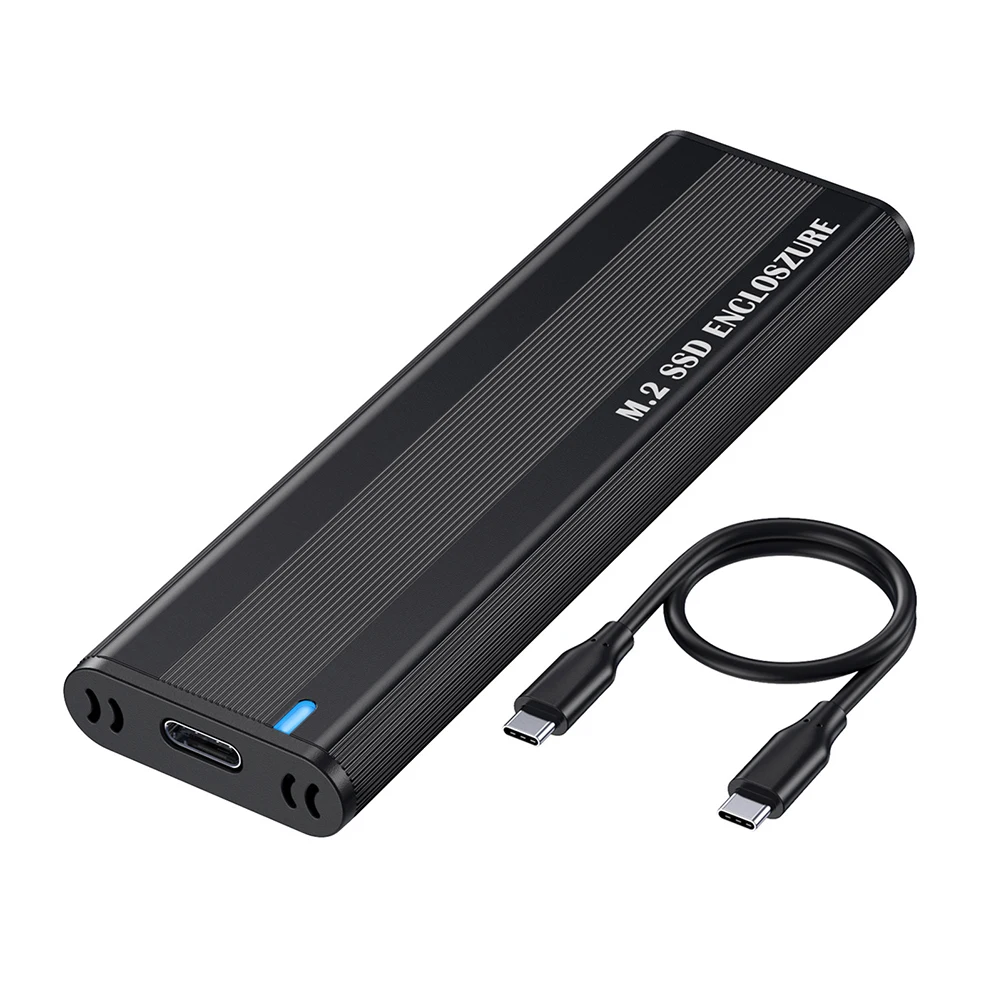 

External Hard Drive Case 10Gbps M.2 NVMe SSD Enclosure Adapter Tool Free for Hard Drive Accessories