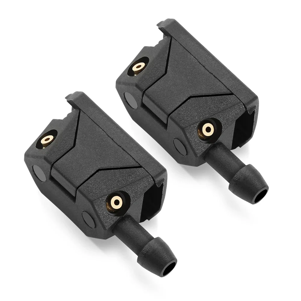 Universal Car Windscreen Washer Wiper Blade Car Wiper Nozzle 8mm 9mm Arm Type Spray Nozzle Adjustment 4-way Water Spray