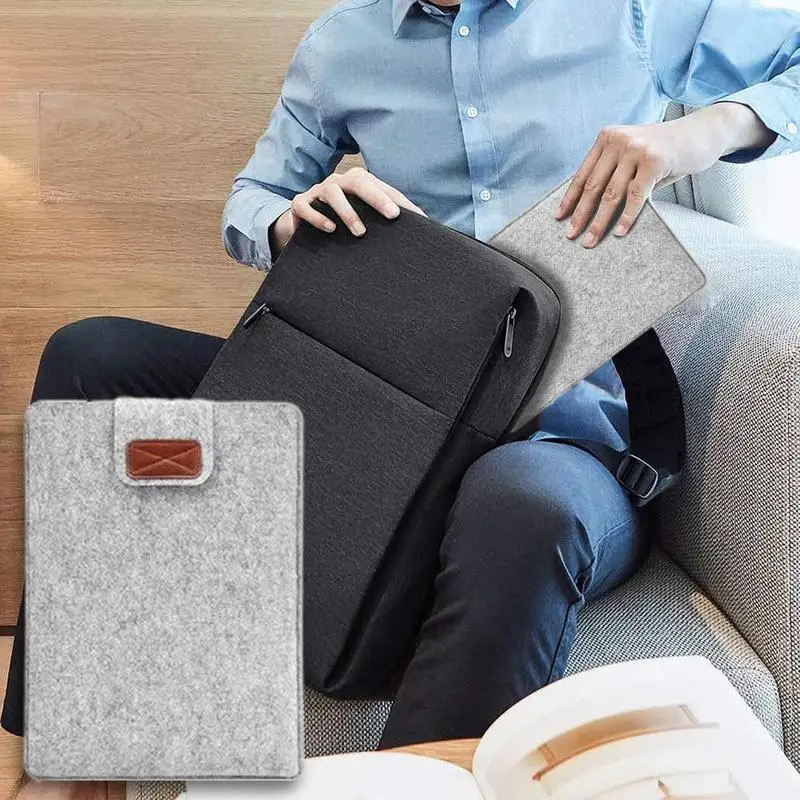 아이패드 프로 노트북 슬리브 가방, 부드러운 펠트 휴대용 노트북 파우치, 봉투 디자인 노트북 슬리브 보호, 일상 사용 통근용