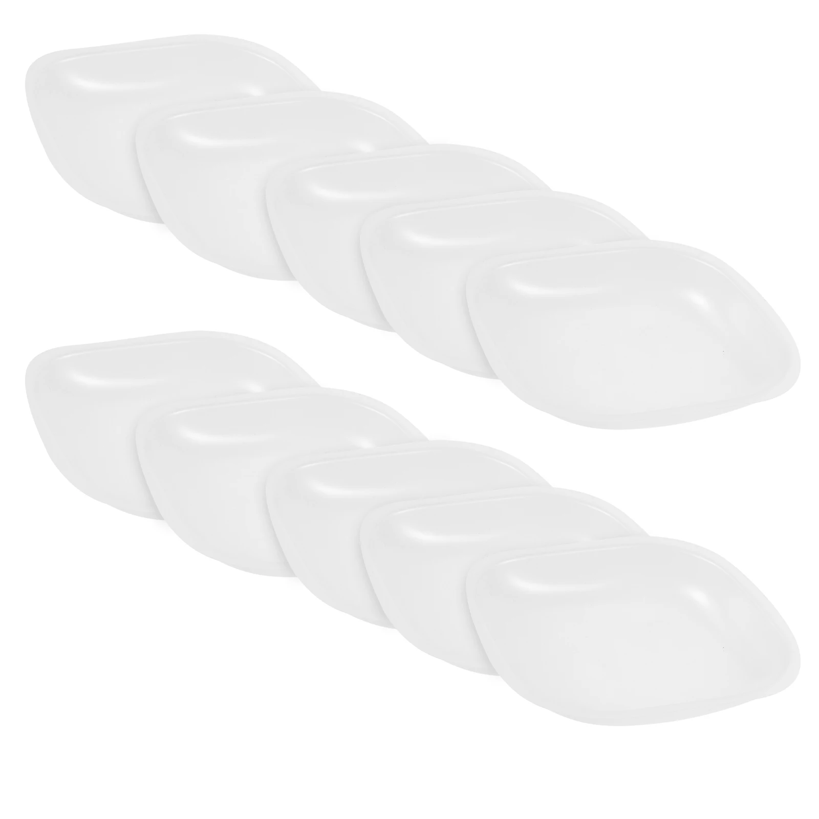 

20pcs Plastic Weighing Lightweight Sample Measuring Trays Non-Stick Surface For Liquids Powders Equipment Reusable