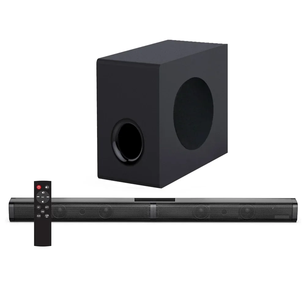 SM2126 Serie TV Soundbar 2.1 Kanaals Luidspreker 5.0 Home Theater Geluidssysteem 3D Surround Bar Afstandsbediening met Subwoofer