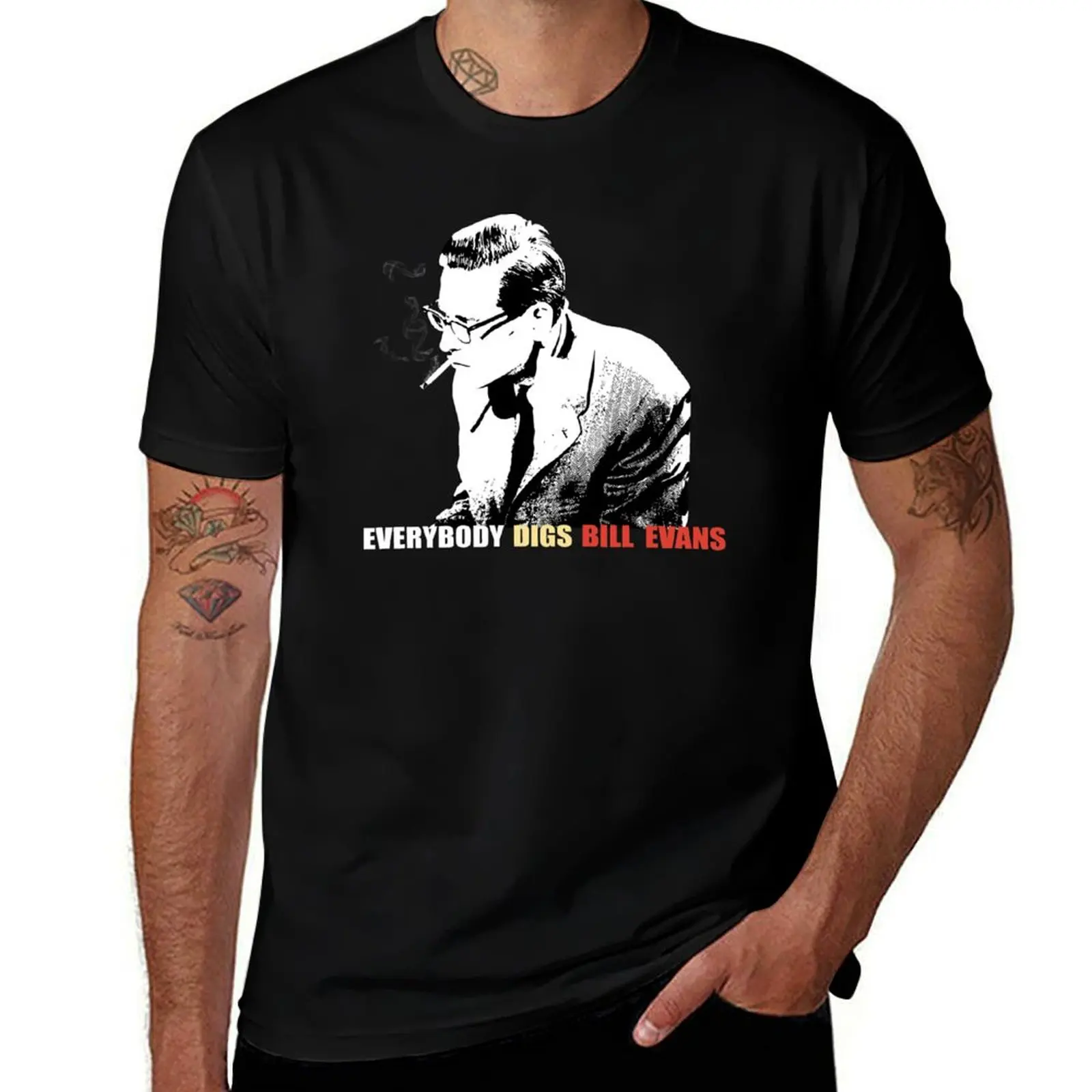 Everybody Digs Bill Evans T-Shirt Breathable Lightweight Summer Top T-Shirt
