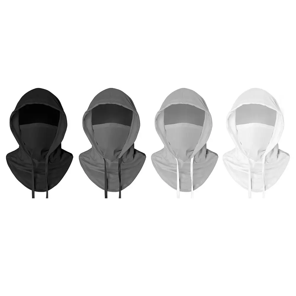 Sunscreen Cooling Balaclava Solid Color Quick Drying Sun UV Protection Hood Breathable Sun UV Protection Headgear