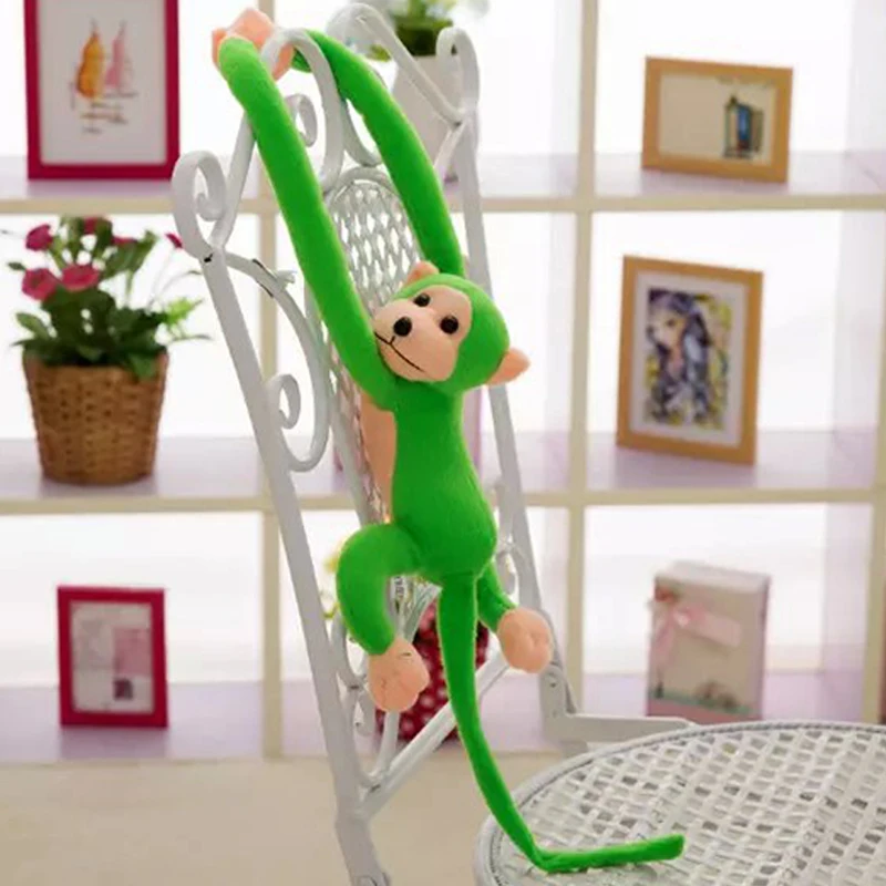 Cojín De Juego De 60 Cm Con Brazos Largos Y Cola De Mono | Peluche Suave Ideal Para Abrazar | Decoración Para Habitación, Coche O Cama | Regalo Original Para Bebés Y Niños