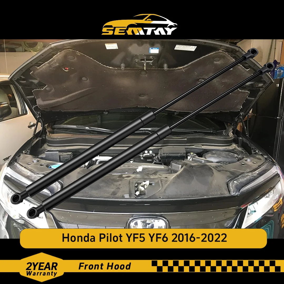 

Стойки капота SEMTAY для Honda Pilot YF5 YF6 2016-2022, поддержка подъема капота, пружинные амортизаторы, демпфер, автозапчасти, автомобильный аксессуар