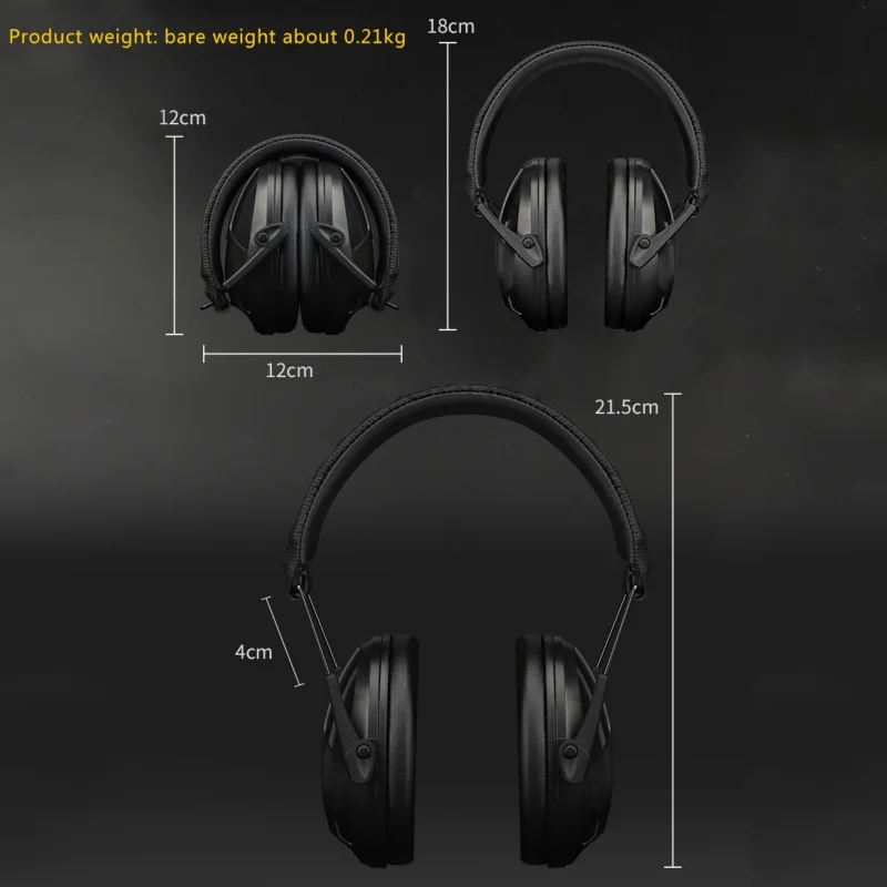 Tactical Anti-Noise Ear Muff For Hunting Shooting Headphones Noise Reduction Electronic Hearing Ear Protection