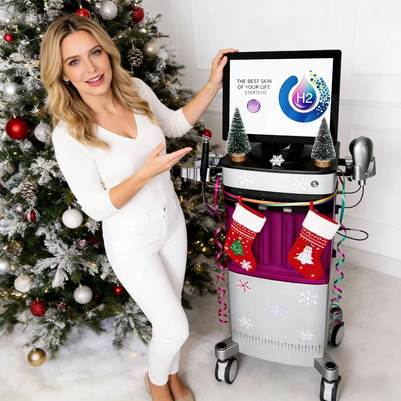 

2026 Professional Facial Beauty Machine ABS Purifying Revitalizing Cleansing Machine for Face Hands Head Feet Nose US Plug