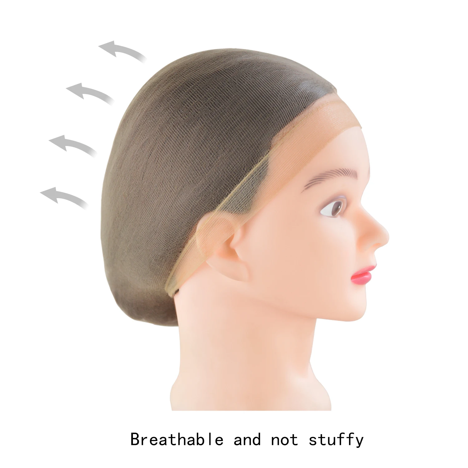 4 قطعة HD تخزين قبعات شعر مستعار مرونة Hairnet تنفس شبكة النايلون شعر مستعار صافي ل الدانتيل شعر مستعار أمامي رقيقة شبكات الشعر غير مرئية