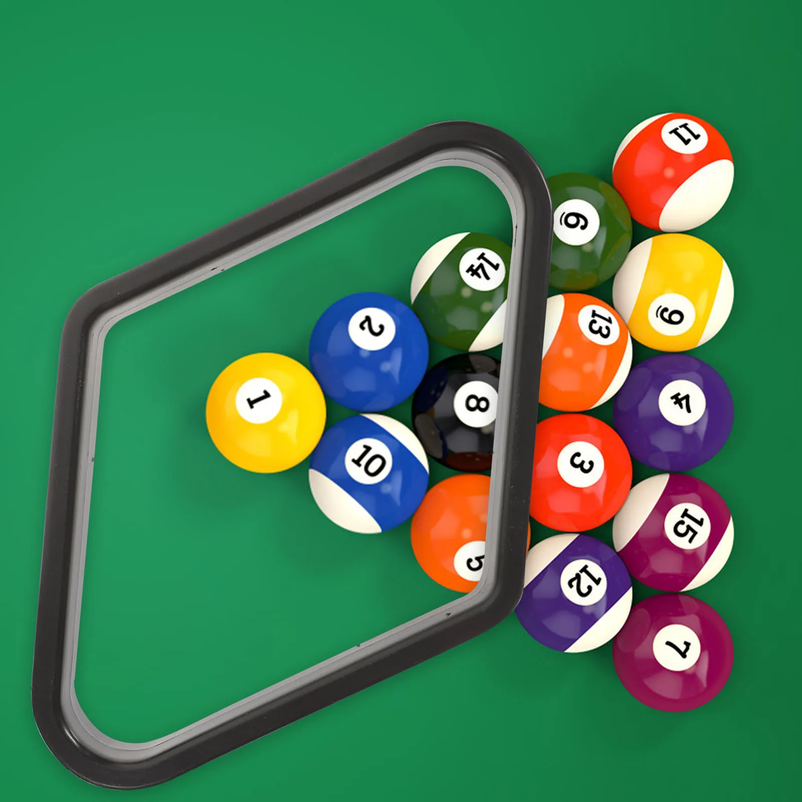 

2pcs Pool Ball Rack 9-Ball Billiard Frame Sturdy Billiard Ball Storage Rack For Home Room Man Cave Billiards Accessories