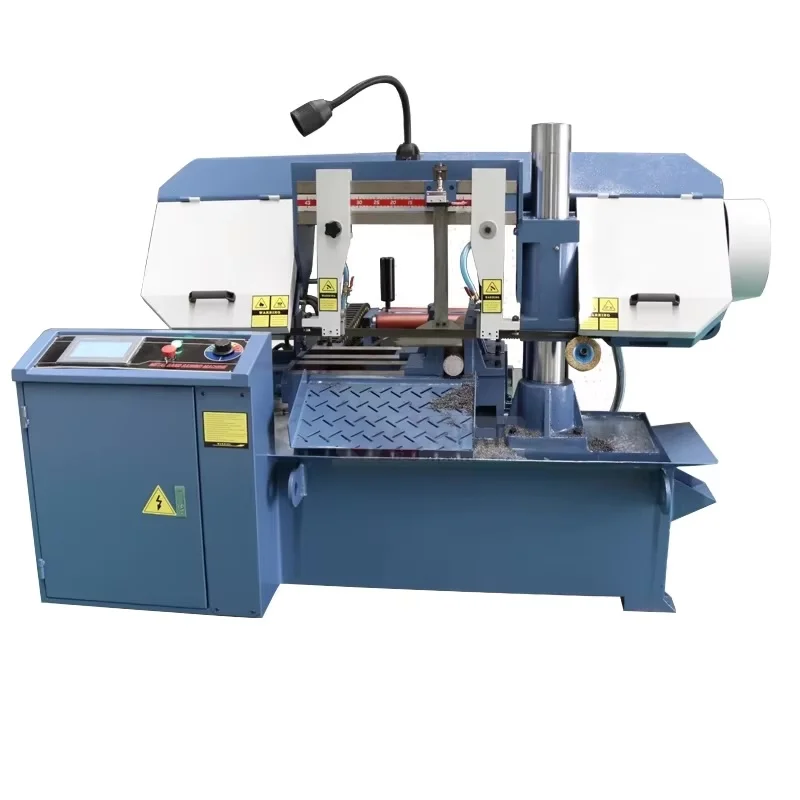 Angle Automatic Sanding Machine, Corner Saw, 45 Degree, 60 Degree, Oblique Angle, Steel Metal Cutting Band Saw Machine
