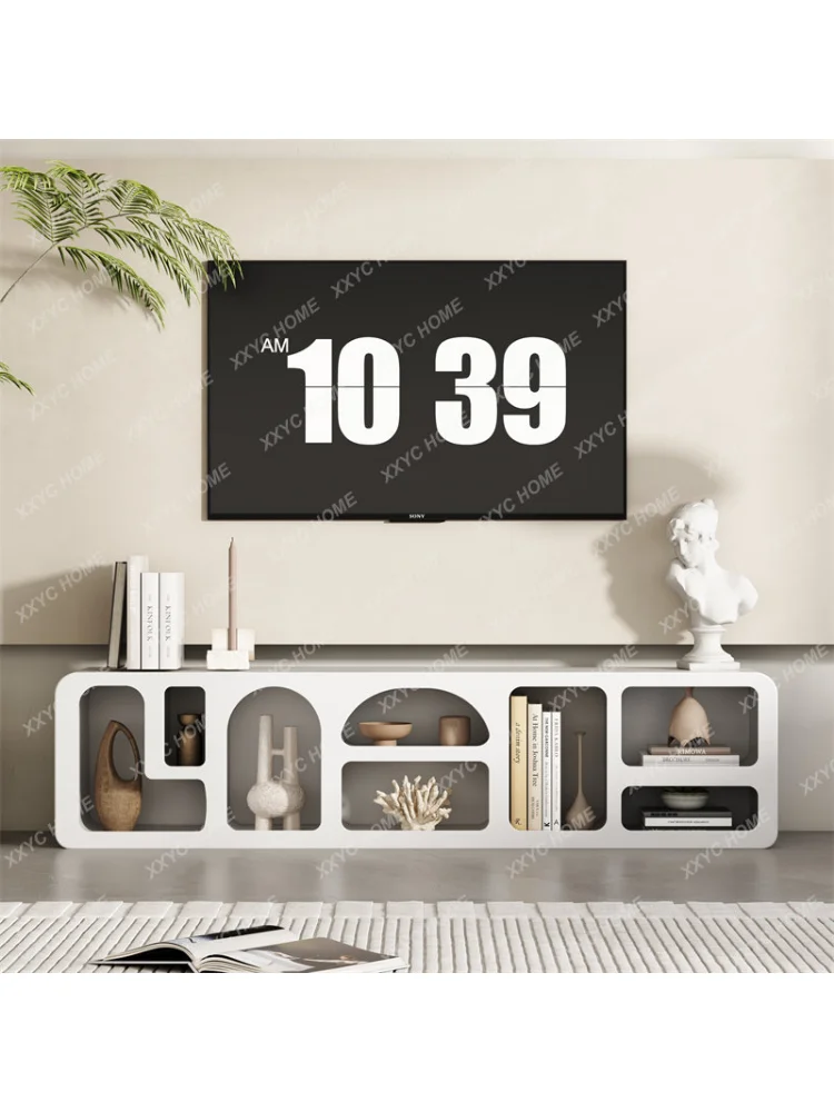 White Living Room TV Cabinet Curio Display Storage Cabinet Cave Locker furniture vitrina  comodas con cajones  muebles de baño