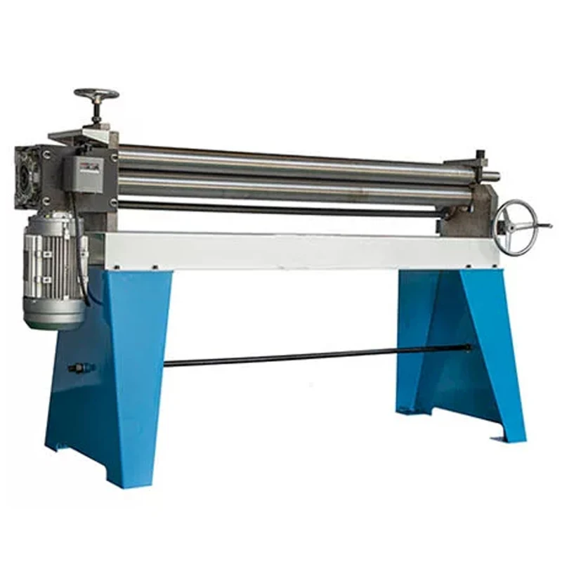 Small Electric Plate Rolling Machine for Rolling Thin Metal Sheets Into Circles; Small Three-Roll Rolling Machine Fo(Customized)