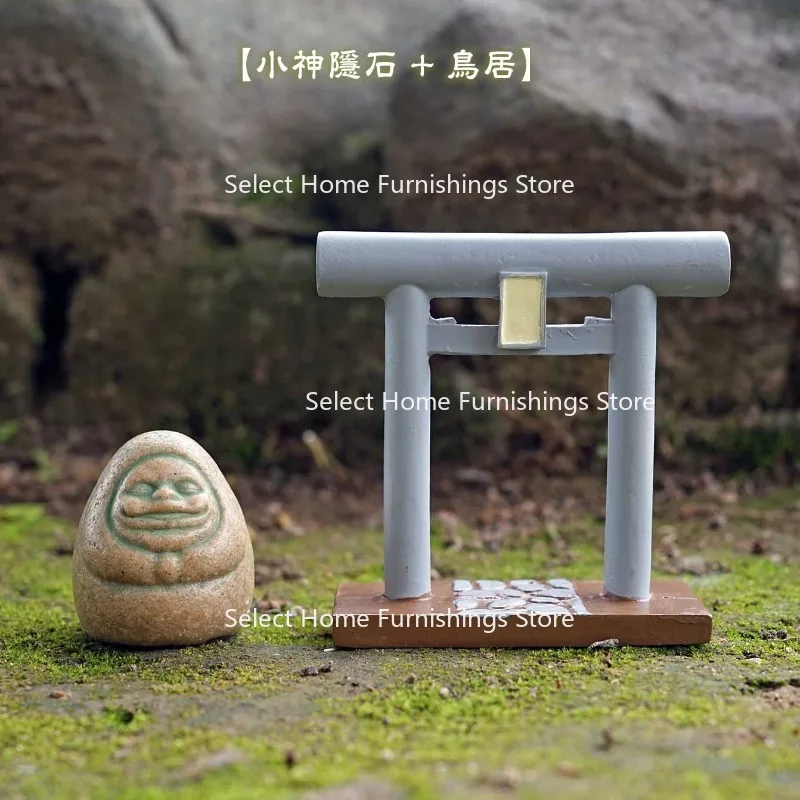 

Suitable for Spirited Away Hidden Stone, Kizo Dharma Animation Scene Arrangement Ornament Moss Fish Tank Landscape