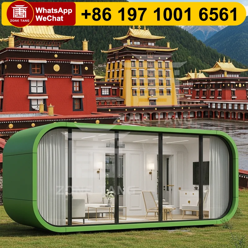 

Apple Capsule Home Anti Rust Glass House Temporary Housing Moving Mobile Homes Capsule House 3 Bedroom Capsule Houses Anti Rusts