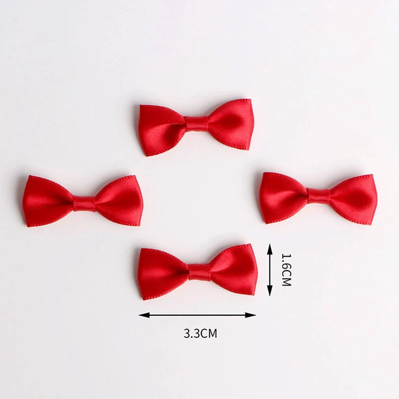 50Pcs present bow Ribbon Bows For Christmas Bows Gift Craft Wedding Party Sewing DIY Decorations