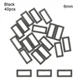 Black-40pcs 6mm