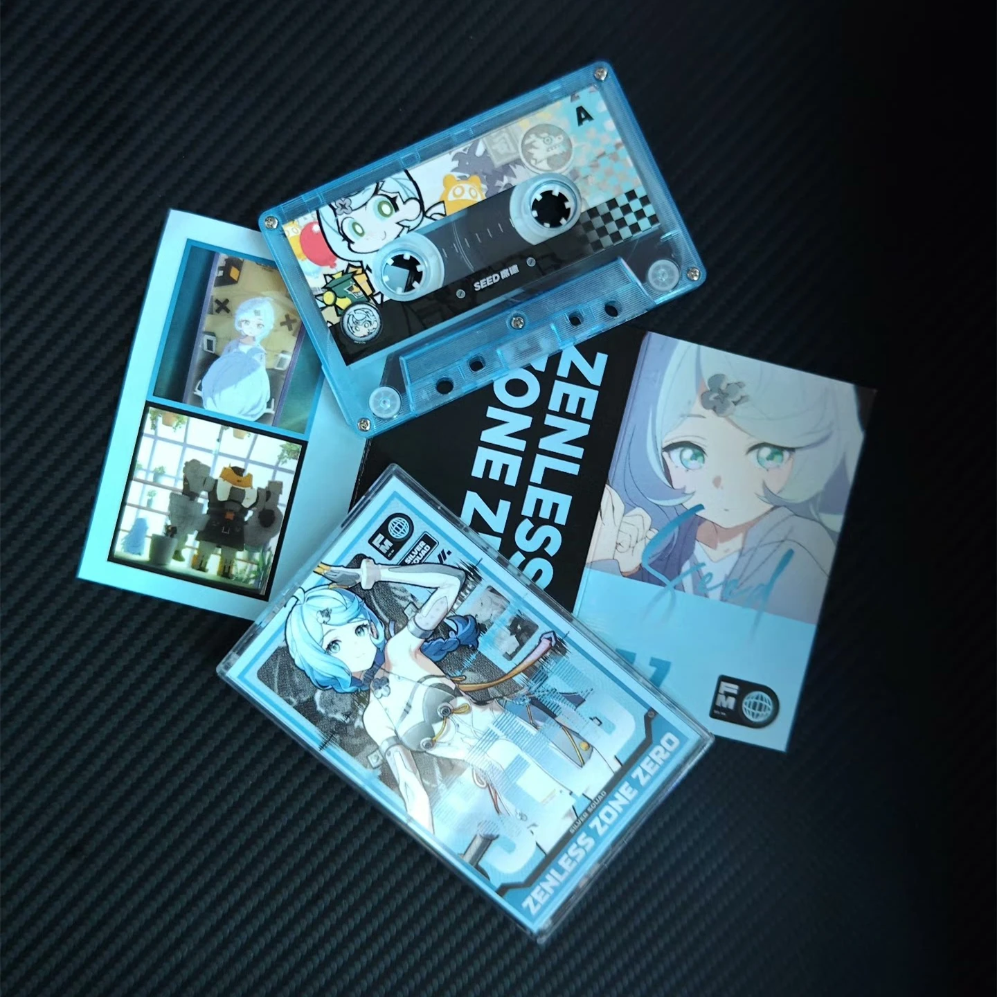 Jogo zenless zona zero obol esquadrão música fita semente ost álbum cassetes cosplay walkman gravador de carro soundtracks caixa festa música