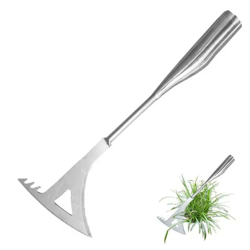 Manual Grass Cutter Multifunctional Stainless Steel Weeder Garden Weeding Puller Crevice Weeding Tool Grass Rooting Supplies