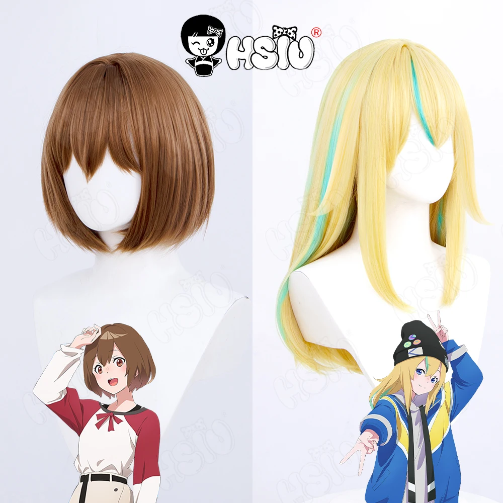 Kano Yamanouchi Cosplay Wig Mahiru Kozuki Cosplay Wig Fiber synthetic wig  Jellyfish Cant Swim in the Night「HSIU 」Synthetic Wig