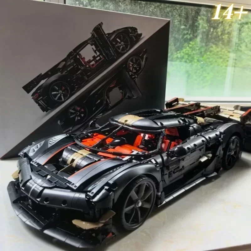 4104PCS High Detail Super Sports Car Building Blocks MOC Mechanical Vehicle Model DIY Assembly Bricks For Birthday Gifts