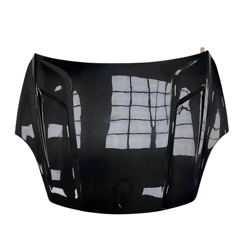 

For the 2018 Porsche Cayenne 9Y0 Upgraded Double Sided Dry Carbon Fiber Hood Body Kit