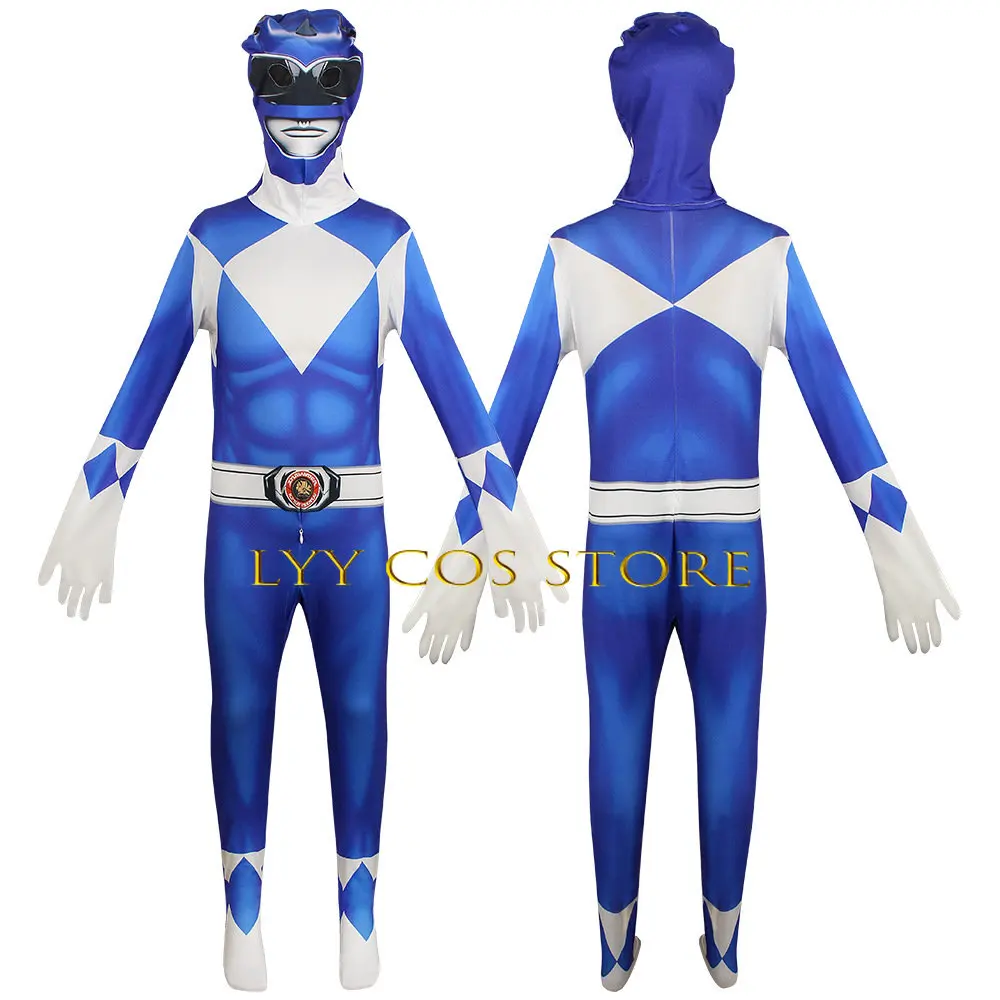 Commercio all'ingrosso Anime Power Cosplay Samurai Shinkenger Costume tuta adulto Halloween festa di compleanno Zentai Suit Rangers tuta