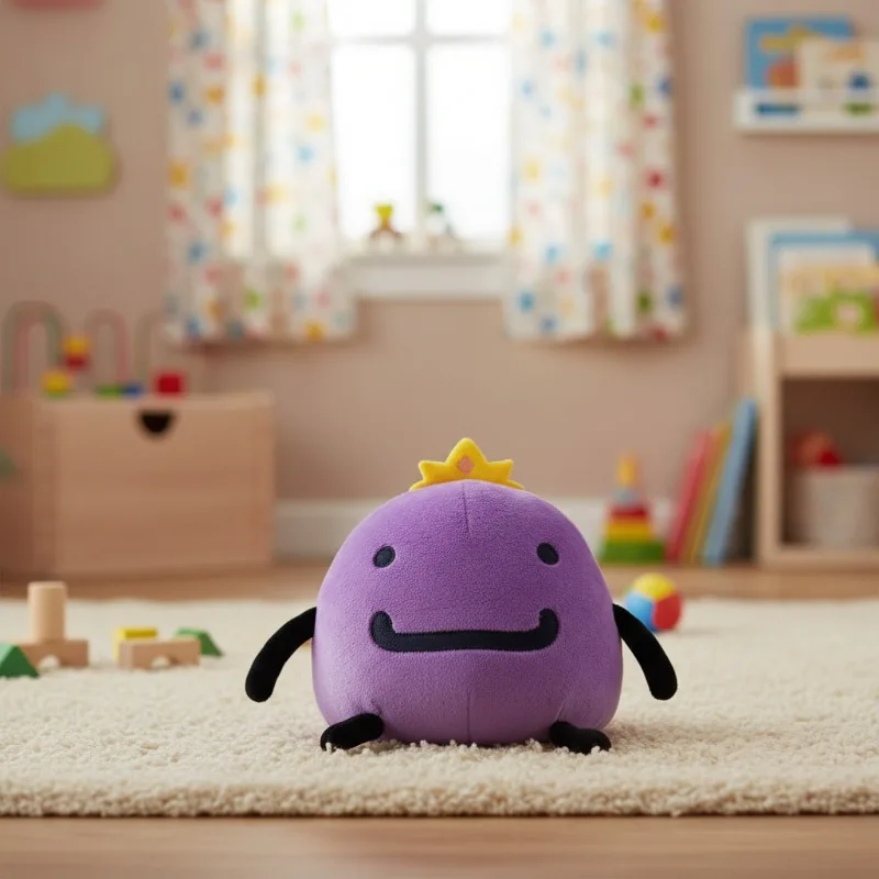 2026 هدايا السنة الجديدة Wemmbu أفخم لطيف الأرجواني دمية أنيمي الأجهزة الطرفية دمية ناعمة جمع غرفة الديكور هدايا أطفال دمية أفخم