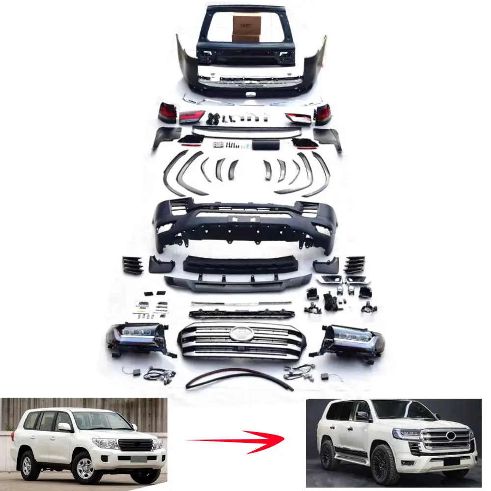 High Quality Facelift Body Kits For Toyota Land Cruiser LC200 2008-2020 To LC300 2021