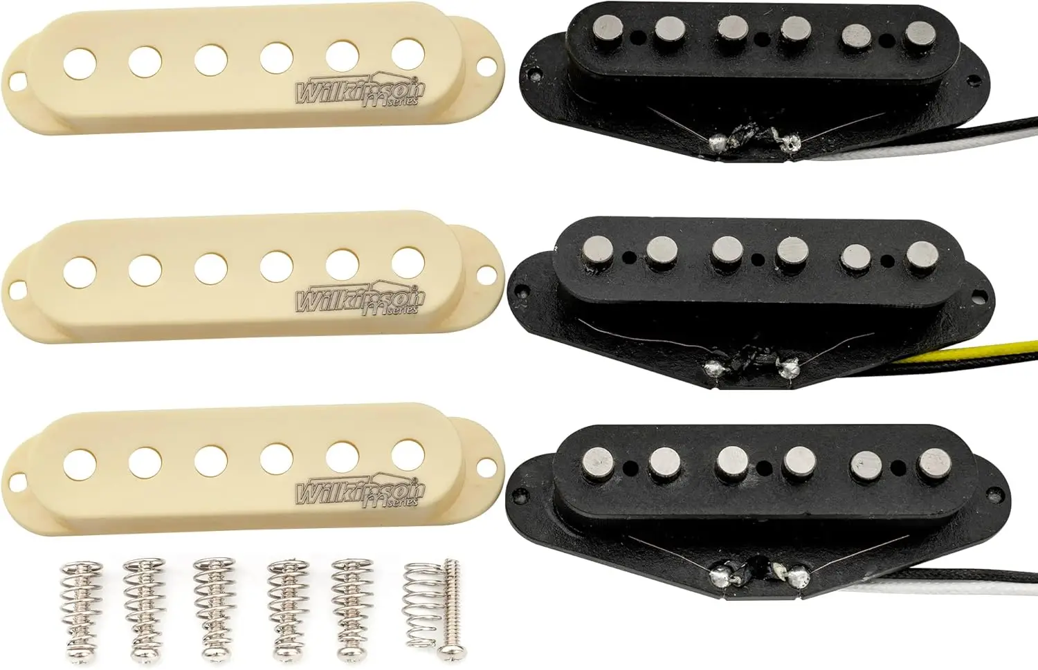 Wilkinson  M-Serial Vintage Tone Alnico 5 Single Coil Pickup Set Neck Middle Bridge  For Stra ST Electric Guitar