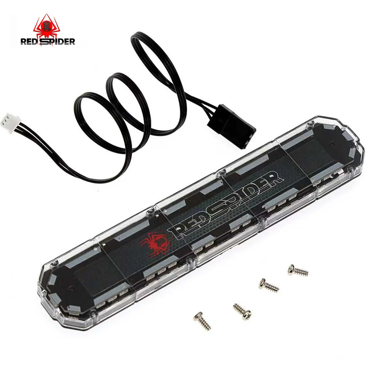 LED Fire Engineering Vehicle Red Blue Yellow Warning Light for TAMIYA 1/14 Tractor Trailer RC Car Metal Upgrade OP Parts