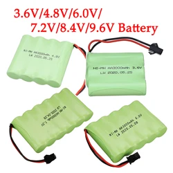 3.6V/4.8V/6V/7.2V/8.4V/9.6V 3000mah akumulator NIMH AA do zabawek zdalnie sterowanych samochód ciężarowy czołgi model łodzi SM wtyczka