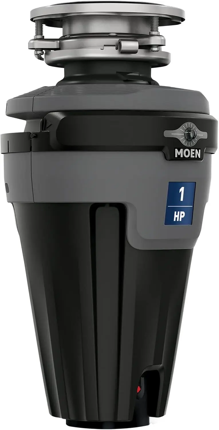 

Series 1 HP Continuous Feed Lighted Garbage Disposal with Sound Reduction for Under Sink, Power Cord Included, EXL100C