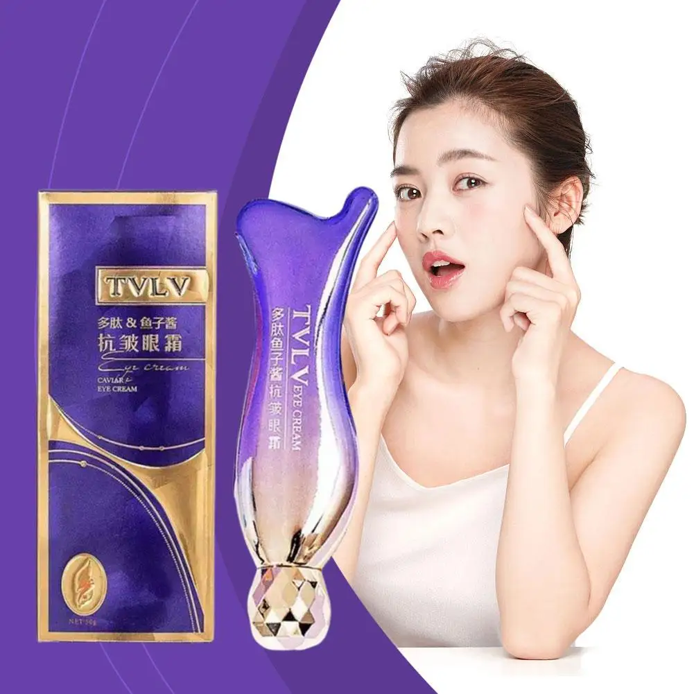 Polypeptide Caviar Anti-wrinkle Massage Eye Cream To and Care Fade Lines Eye and Circles Tighten Fine Lift, Dark C3M2